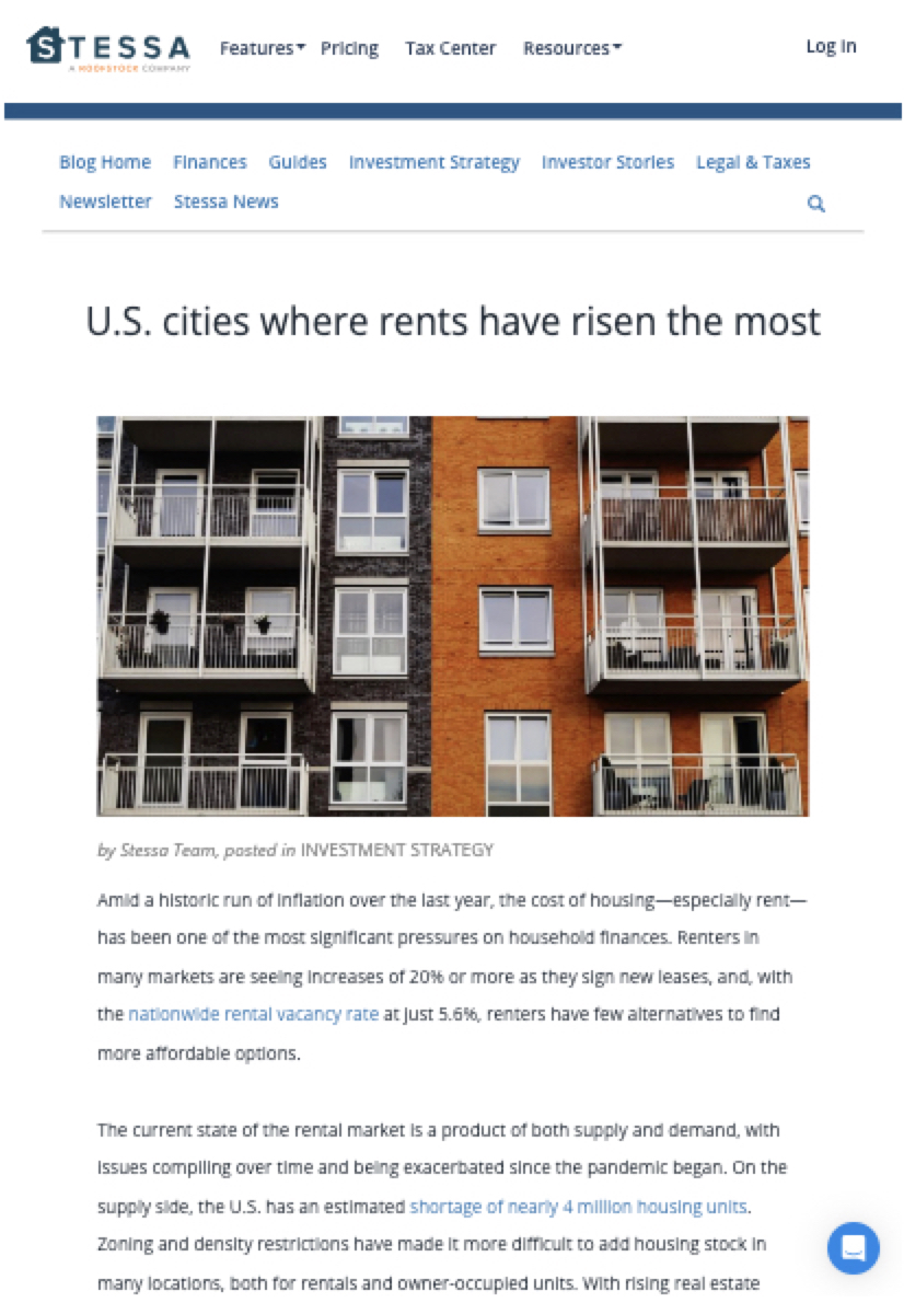 Cities with the largest increase in cost of living over the last decade - Filterbuy